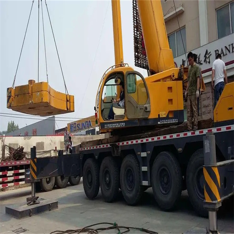 兴仁当地吊车出租|机器吊装|75吨|工厂搬迁服务